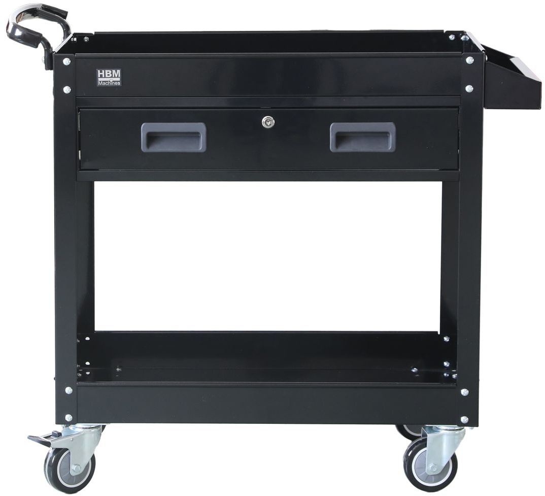 HBM verktygsvagn 90 cm, svart. HBM verktygsvagn 90 cm, svart.