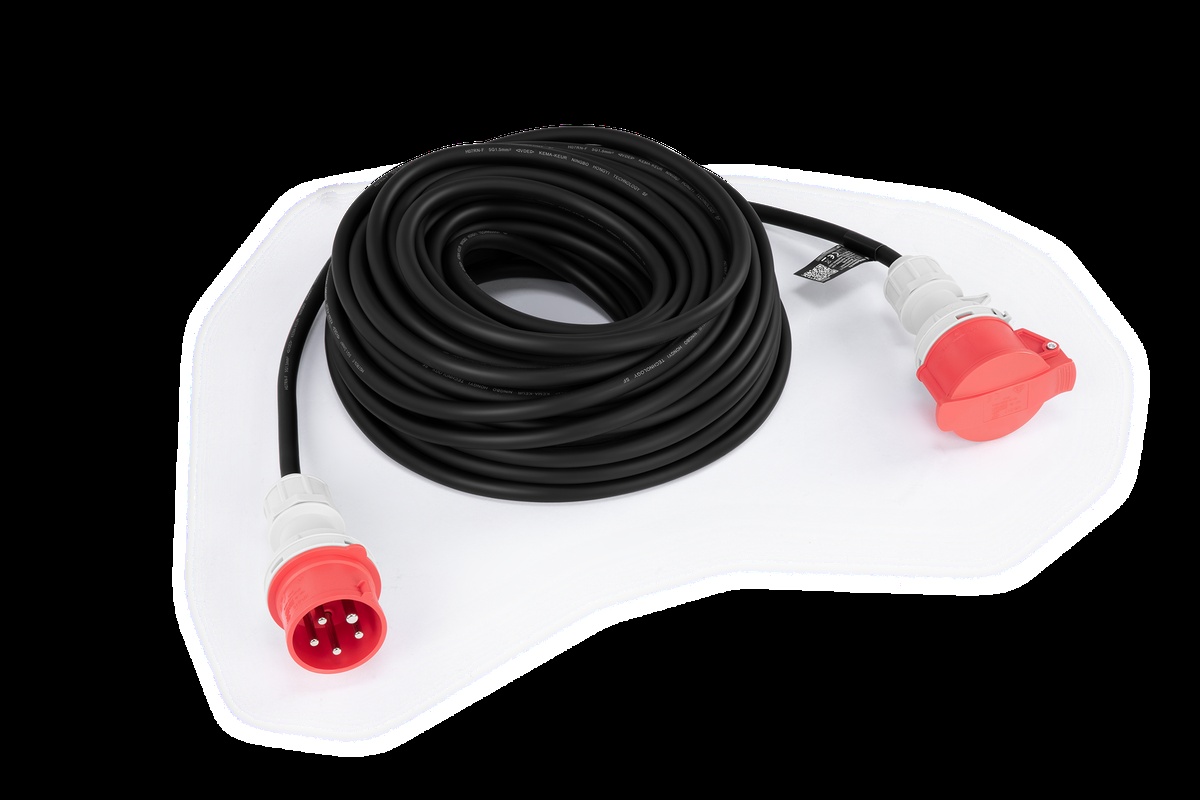 HBM CEE förlängningssladd 16A H07RN-F 5G1.5mm² IP44.