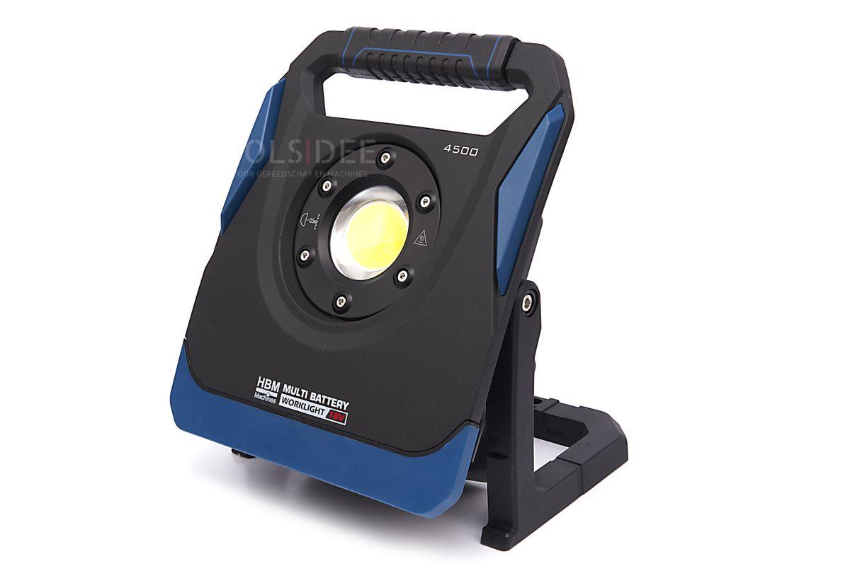 HBM LED multi batteribyggelampe 45W 5000 lumen 5000K klasse 3