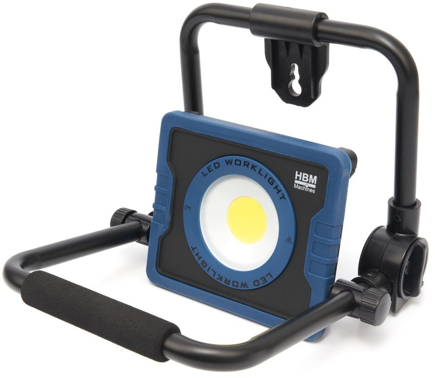 HBM lámpara de obra LED con batería 30 Watt, 3300 lumen, 6500K, clase 3. HBM lámpara de obra LED con batería 30 Watt, 3300 lumen, 6500K, clase 3.