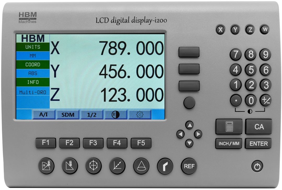 HBM Profesjonell 3-akset Digital Avlesningsboks Med LCD Skjerm HBM Profesjonell 3-akset Digital Avlesningsboks Med LCD Skjerm