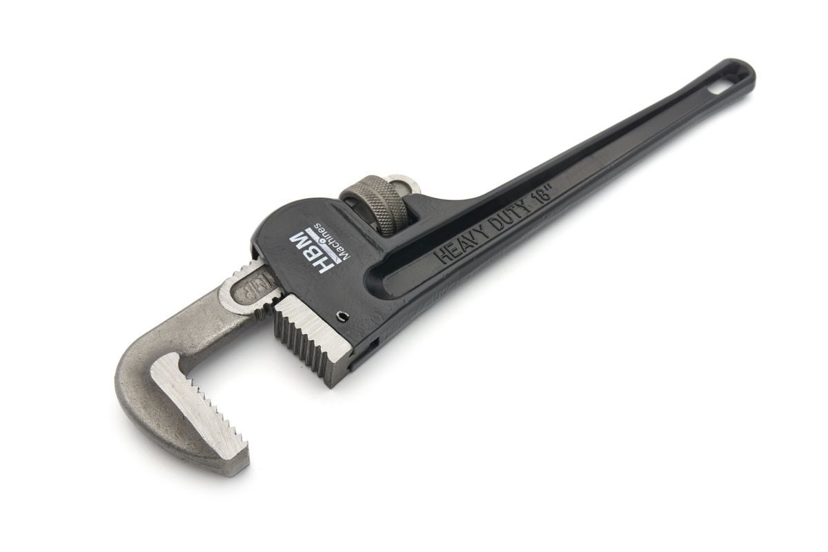 HBM llave para tubos de una mano, llave de tubo, 90 grados. HBM llave para tubos de una mano, llave de tubo, 90 grados.
