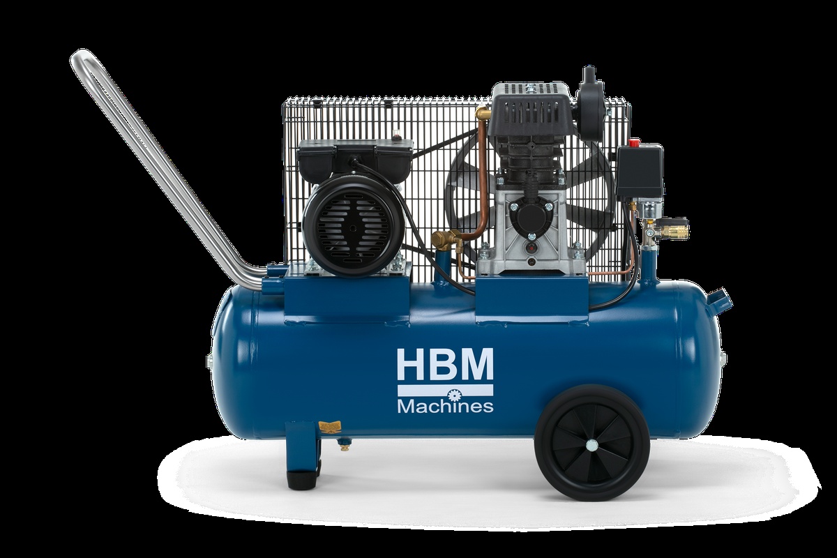 HBM remdrevet kompressor 50 liter HBM remdrevet kompressor 50 liter