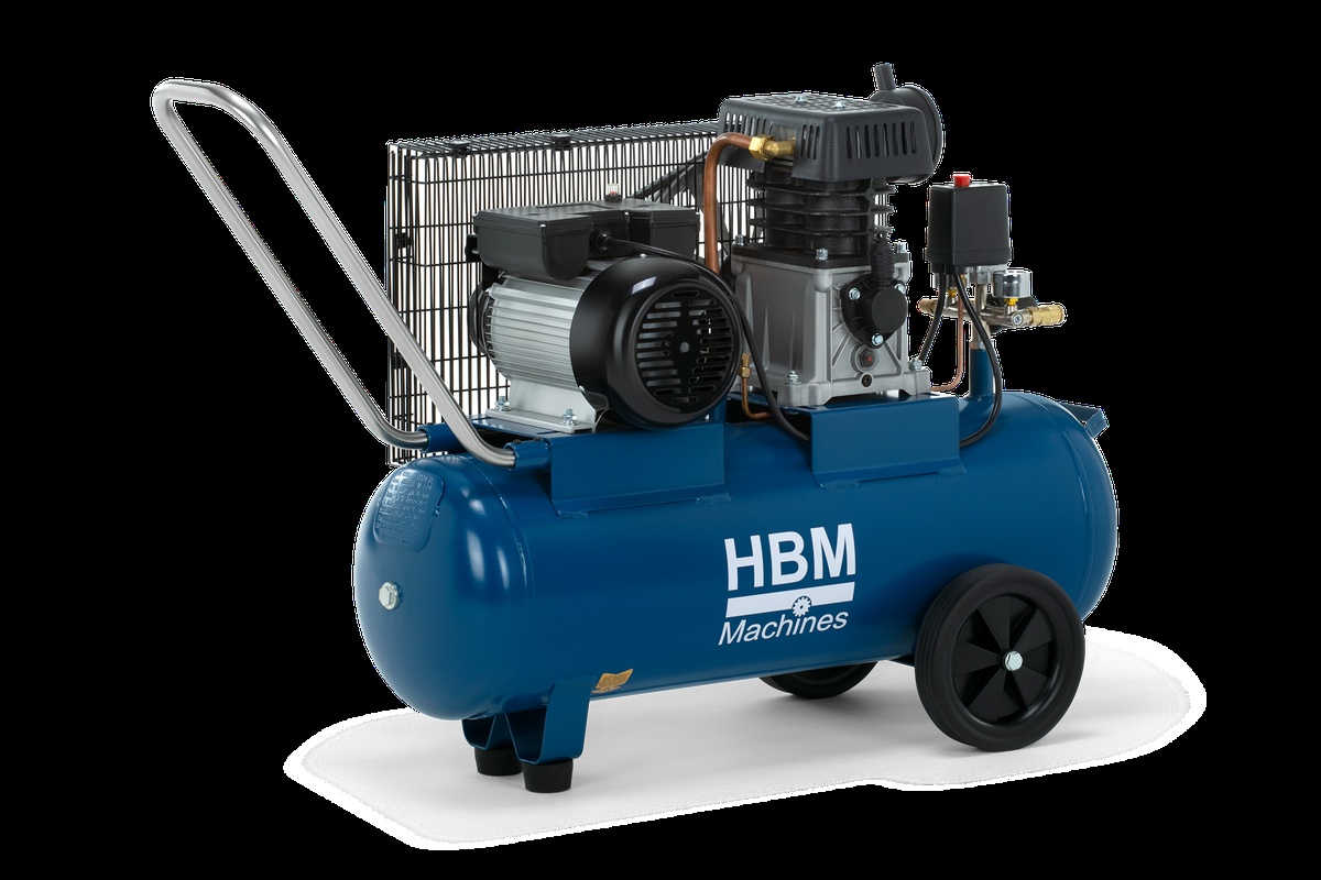 HBM remdrevet kompressor 50 liter HBM remdrevet kompressor 50 liter