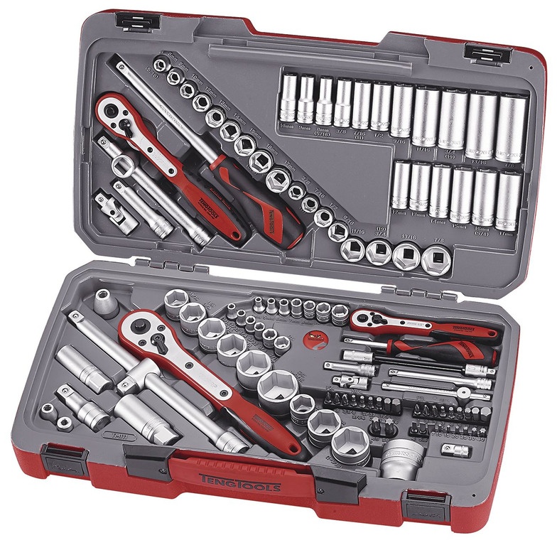 Combiset 1/4"-3/8"-1/2" 111 dlg Teng Tools Combiset 1/4"-3/8"-1/2" 111 dlg Teng Tools