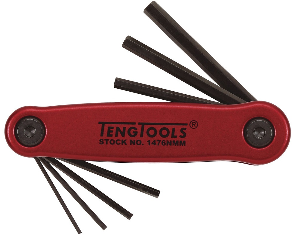 Unbrakonøglesæt 7 dele Teng Tools Unbrakonøglesæt 7 dele Teng Tools