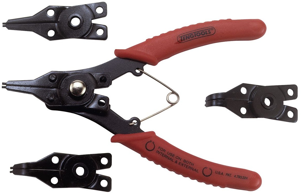 Låseringstangsæt kombi 5 stk. bi bu Teng Tools Låseringstangsæt kombi 5 stk. bi bu Teng Tools