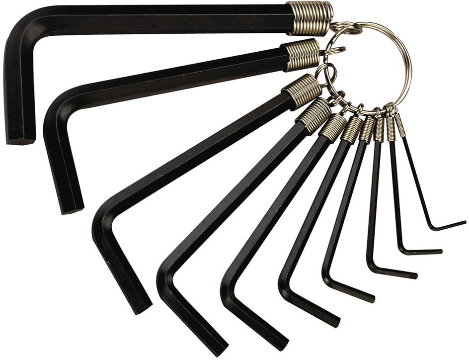 Unbrakonøglesæt på ring 10 stk. 1,5-10 mm Teng Tools