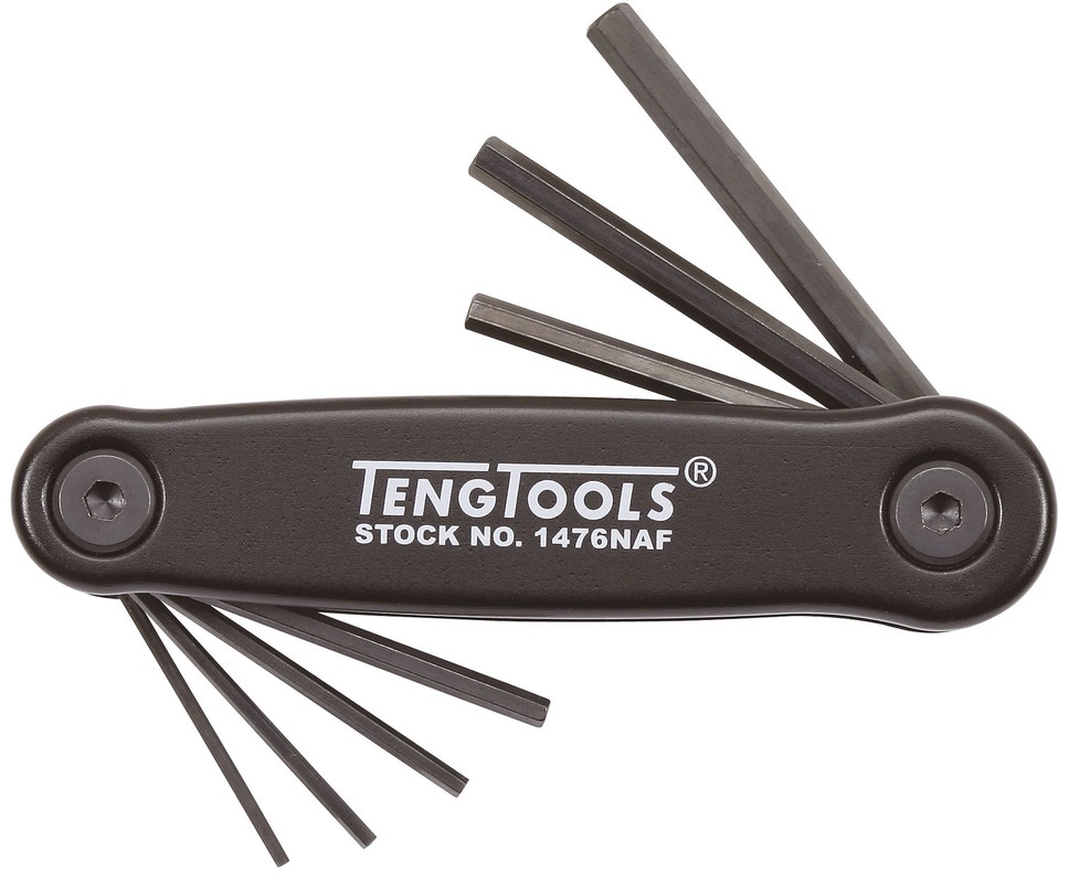 Unbrakonøglesæt 7 dele Teng Tools Unbrakonøglesæt 7 dele Teng Tools