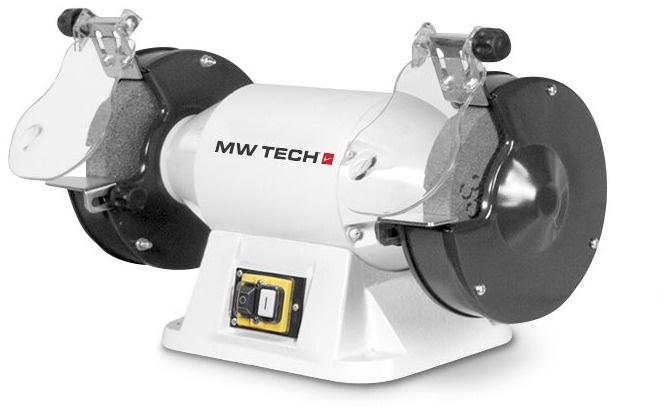 Dobbeltsliber dia. 150 mm 2950 o/min 520 W 230V spændehul 32 mm inklusive to MW-Tech slibesten Dobbeltsliber dia. 150 mm 2950 o/min 520 W 230V spændehul 32 mm inklusive to MW-Tech slibesten