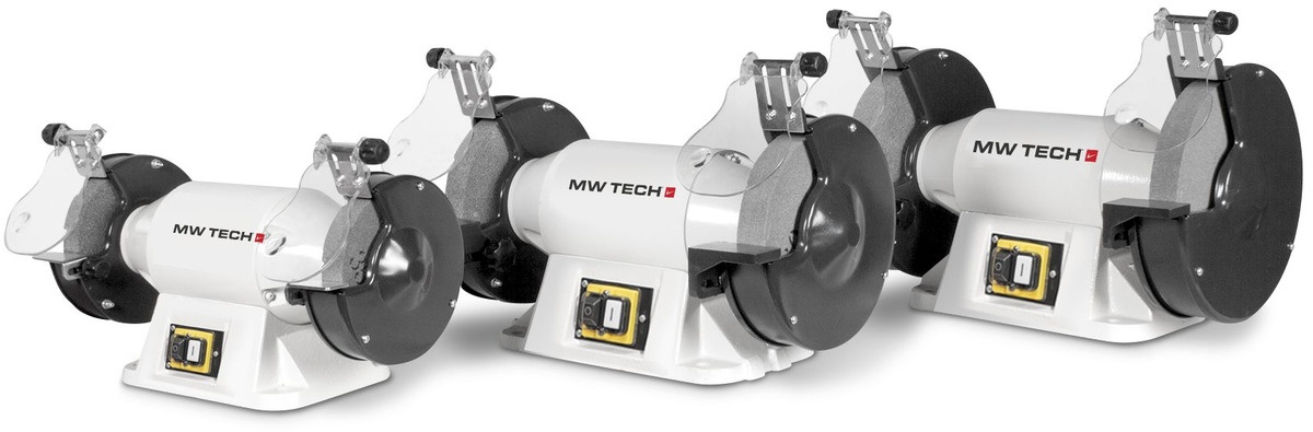 Dobbeltsliber dia. 150 mm 2950 o/min 520 W 230V spændehul 32 mm inklusive to MW-Tech slibesten Dobbeltsliber dia. 150 mm 2950 o/min 520 W 230V spændehul 32 mm inklusive to MW-Tech slibesten