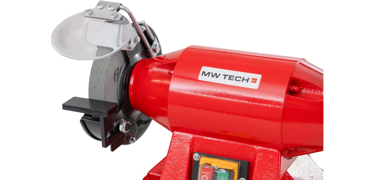 Kombinationssliber med børstediameter 150 mm 2950 o/min 520 W 230V spændehul 32 mm inklusive slibesten og børste MW-Tech Kombinationssliber med børstediameter 150 mm 2950 o/min 520 W 230V spændehul 32 mm inklusive slibesten og børste MW-Tech
