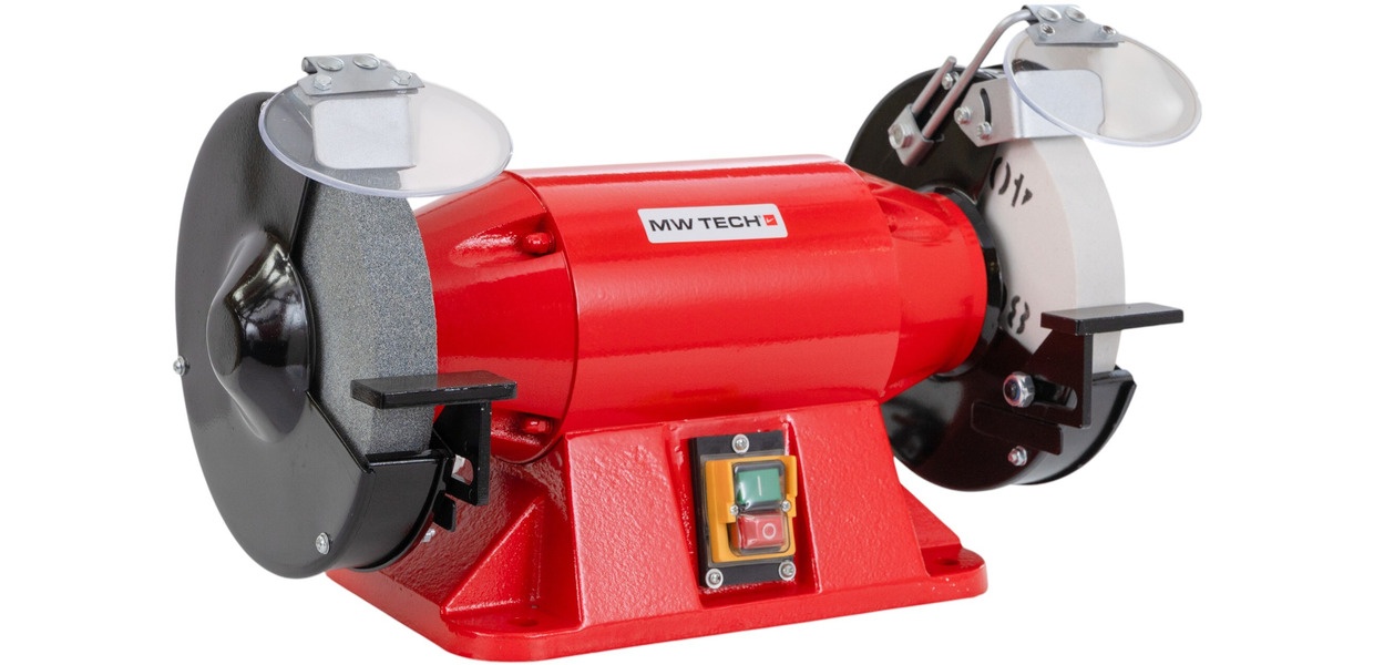 Dobbeltsliber dia. 200 mm 2950 o/min 900 W 230V spændehul 32 mm inklusive to MW-Tech slibesten Dobbeltsliber dia. 200 mm 2950 o/min 900 W 230V spændehul 32 mm inklusive to MW-Tech slibesten