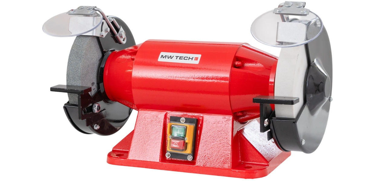 Dobbeltsliber dia. 200 mm 2950 o/min 900 W 230V spændehul 32 mm inklusive to MW-Tech slibesten Dobbeltsliber dia. 200 mm 2950 o/min 900 W 230V spændehul 32 mm inklusive to MW-Tech slibesten
