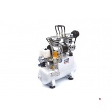 HBM 6 liters professionell lågbrusskompressor