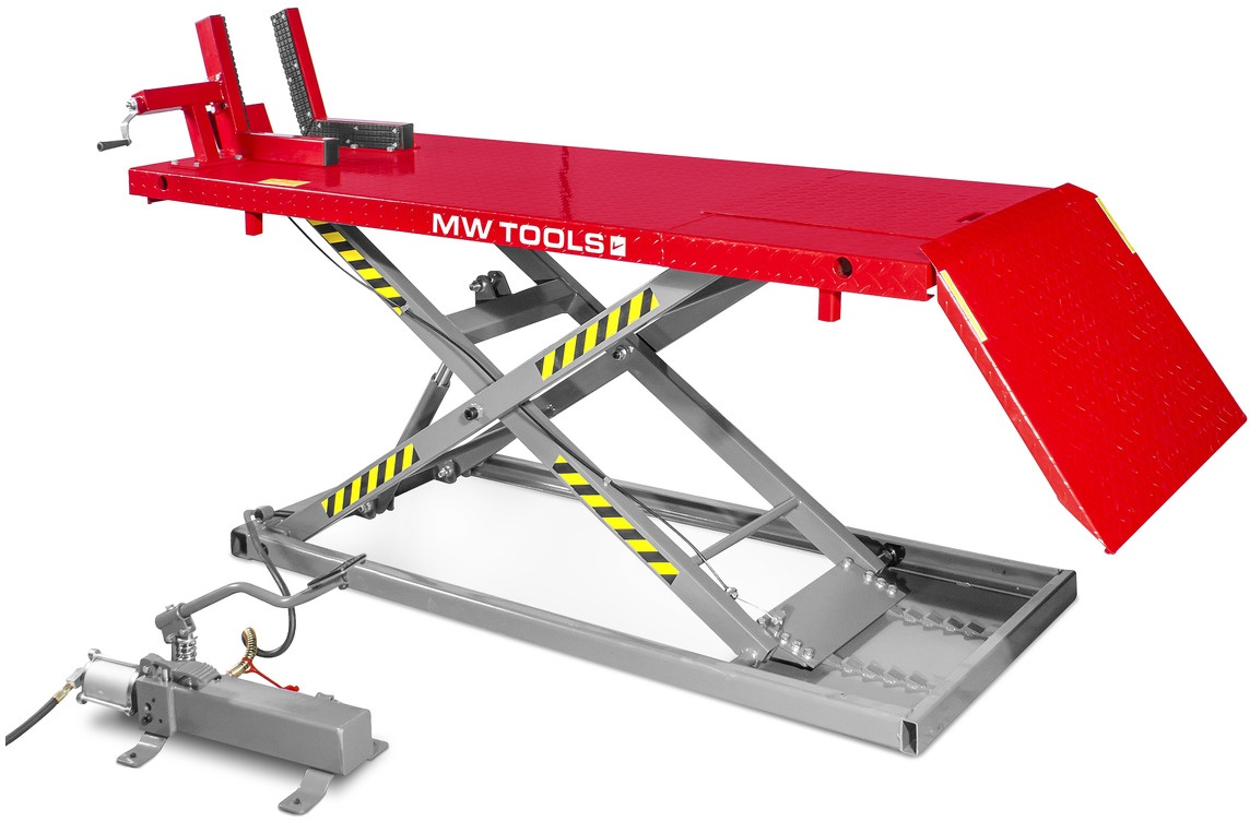 Motorcykellift hydraulisk 700 kg 115–370 mm MW Værktøj