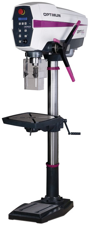 Moderne søjleboremaskine, boring op til ø 30 mm, skaft MK4, 1,1 kW, 400V, variabel hastighed, Optidrill Moderne søjleboremaskine, boring op til ø 30 mm, skaft MK4, 1,1 kW, 400V, variabel hastighed, Optidrill
