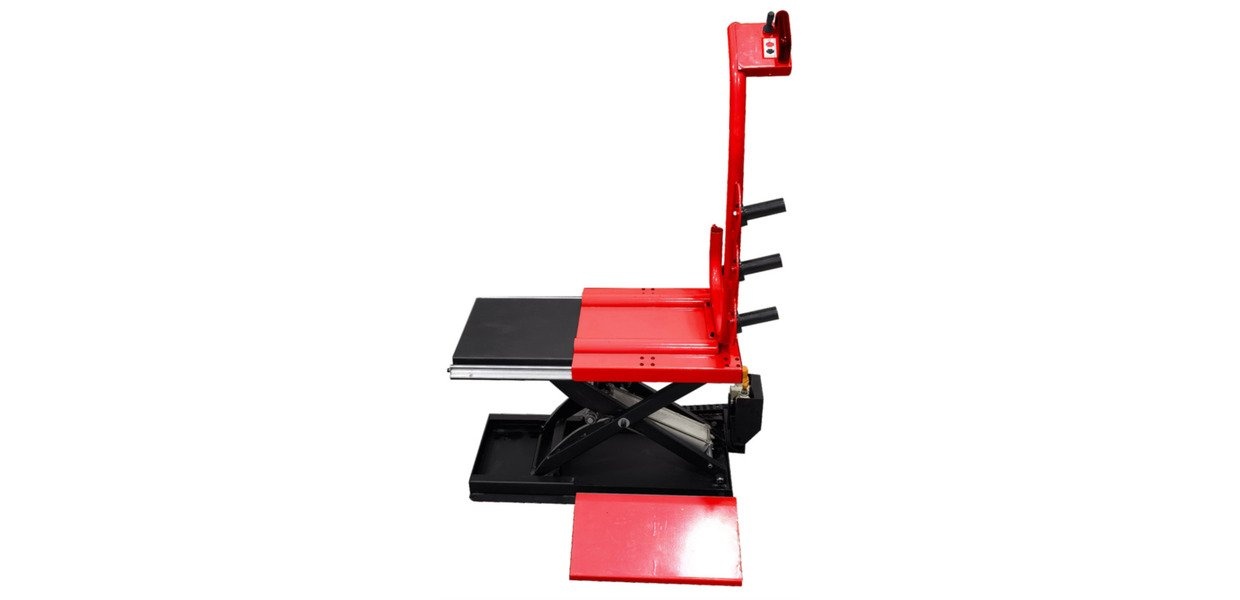 Dækløft 75 kg pneumatiske balancere 460 mm højde MW Tools