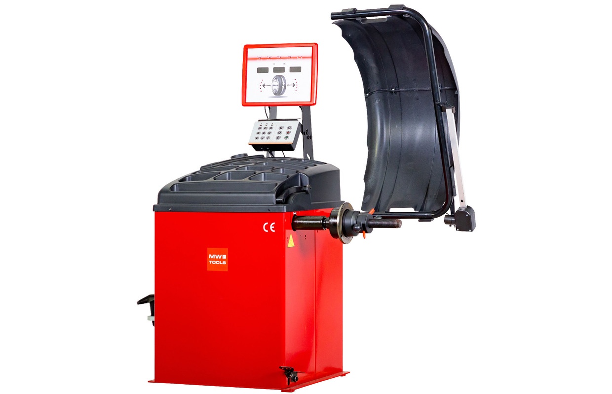 Dækløft 75 kg pneumatiske balancere 460 mm højde MW Tools