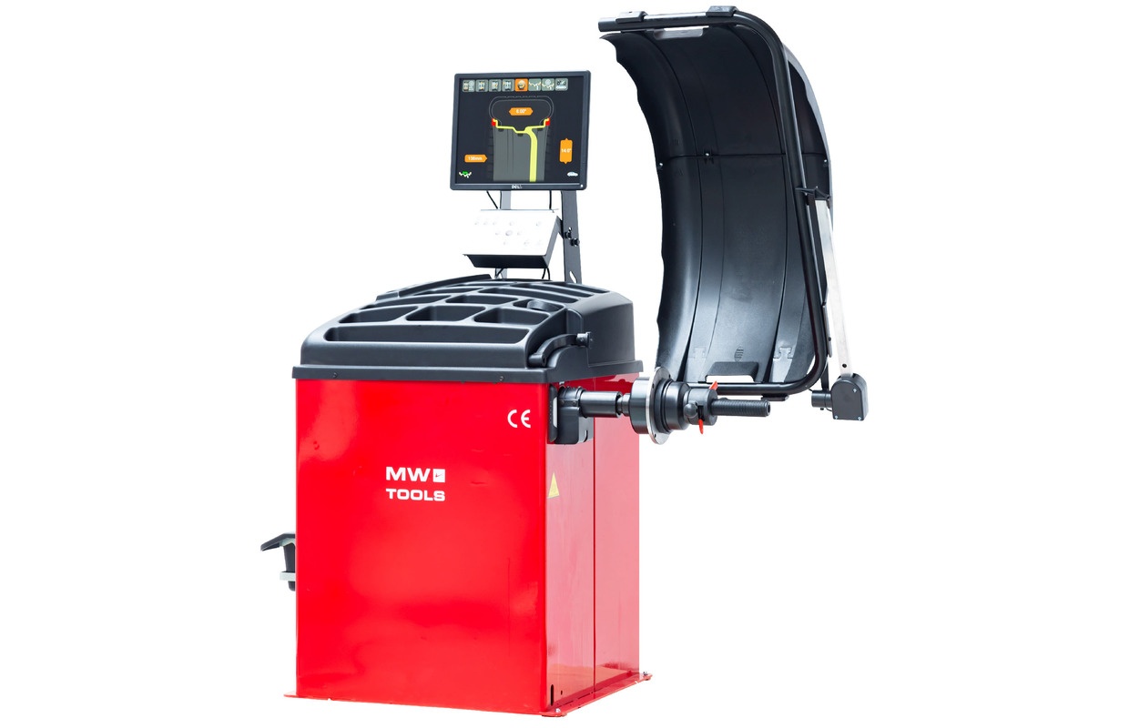 Dækløft 75 kg pneumatiske balancere 460 mm højde MW Tools