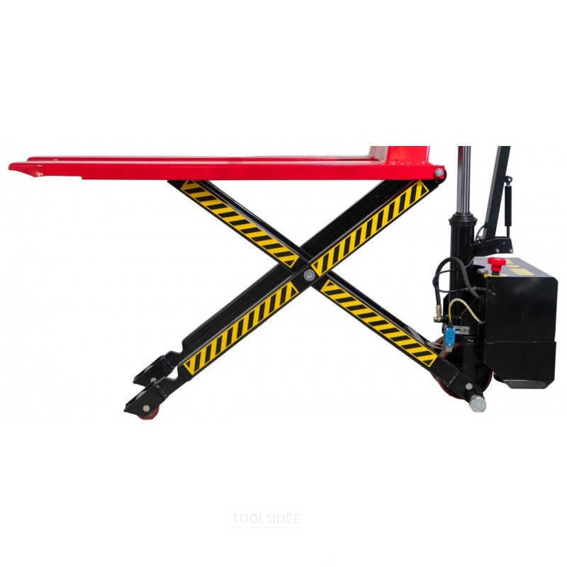 Elektrisk palleløfter med højtløfter 1,5 T højde 800 mm batteri 80Ah MW Tools Elektrisk palleløfter med højtløfter 1,5 T højde 800 mm batteri 80Ah MW Tools