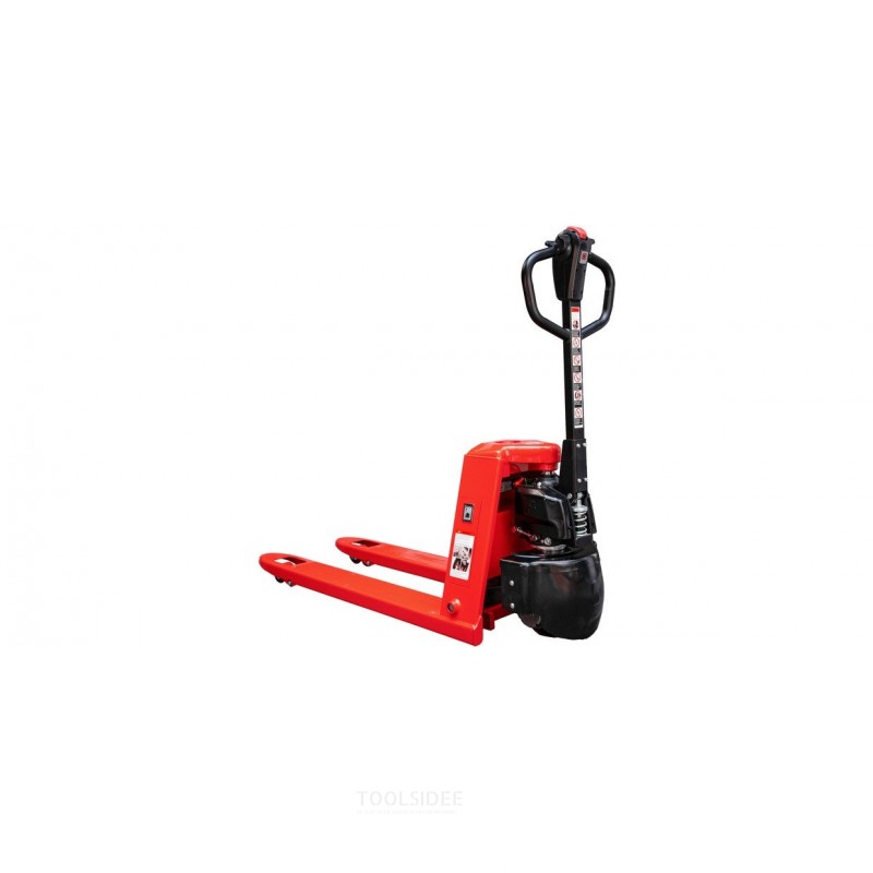 Elektrisk palleløfter med højtløfter 1,5 T højde 800 mm batteri 80Ah MW Tools Elektrisk palleløfter med højtløfter 1,5 T højde 800 mm batteri 80Ah MW Tools