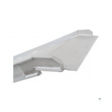 Fast aluminiumsrampe 1 ton 3000 x 1000 mm MW-værktøj