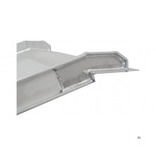 Fast aluminiumsrampe 1 ton 3000 x 1000 mm MW-værktøj