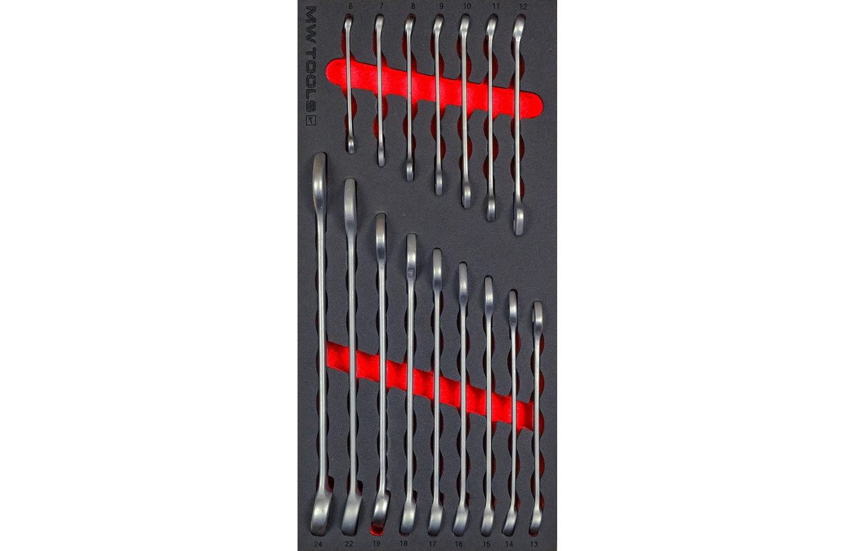 MEGA værktøjsvogn type 16 skuffer 2150 mm bred MW Tools MEGA værktøjsvogn type 16 skuffer 2150 mm bred MW Tools