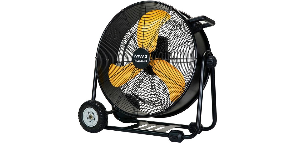 Mobil ventilator med variabel hastighed ø600mm 120W 230V DC motor MW Værktøj Mobil ventilator med variabel hastighed ø600mm 120W 230V DC motor MW Værktøj