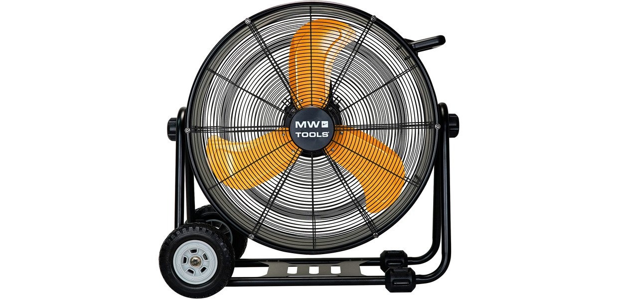 Mobil ventilator med variabel hastighed ø600mm 120W 230V DC motor MW Værktøj Mobil ventilator med variabel hastighed ø600mm 120W 230V DC motor MW Værktøj