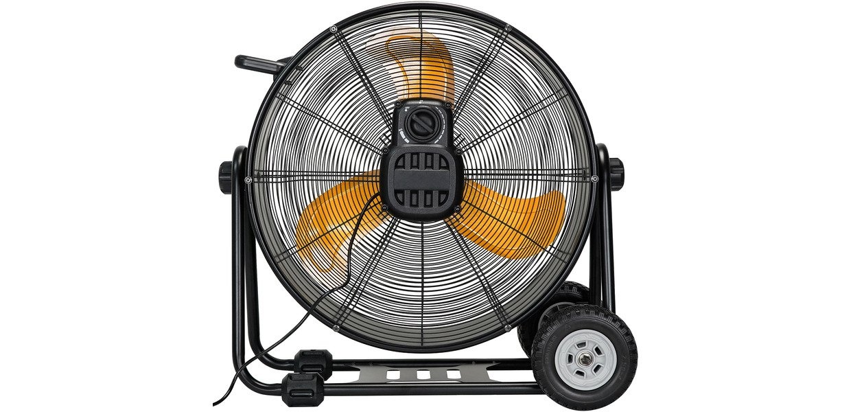 Mobil ventilator med variabel hastighed ø600mm 120W 230V DC motor MW Værktøj Mobil ventilator med variabel hastighed ø600mm 120W 230V DC motor MW Værktøj
