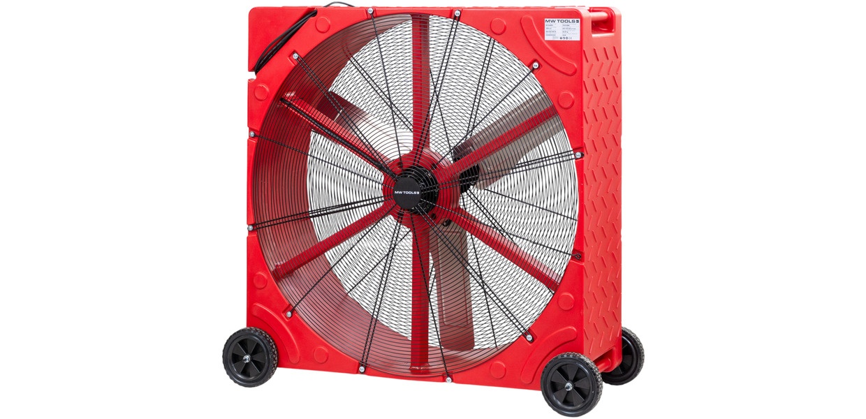 Mobil ventilator med variabel hastighed ø600mm 120W 230V DC motor MW Værktøj Mobil ventilator med variabel hastighed ø600mm 120W 230V DC motor MW Værktøj