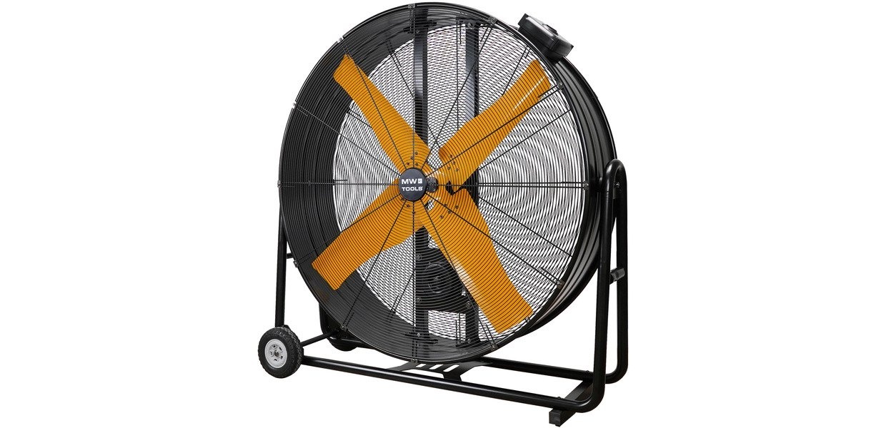 Mobil ventilator med variabel hastighed ø1200mm 350W 230V DC motor MW Tools Mobil ventilator med variabel hastighed ø1200mm 350W 230V DC motor MW Tools