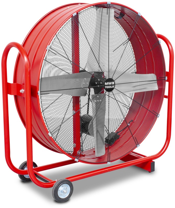Mobil ventilator med variabel hastighed ø1200mm 350W 230V DC motor MW Tools Mobil ventilator med variabel hastighed ø1200mm 350W 230V DC motor MW Tools