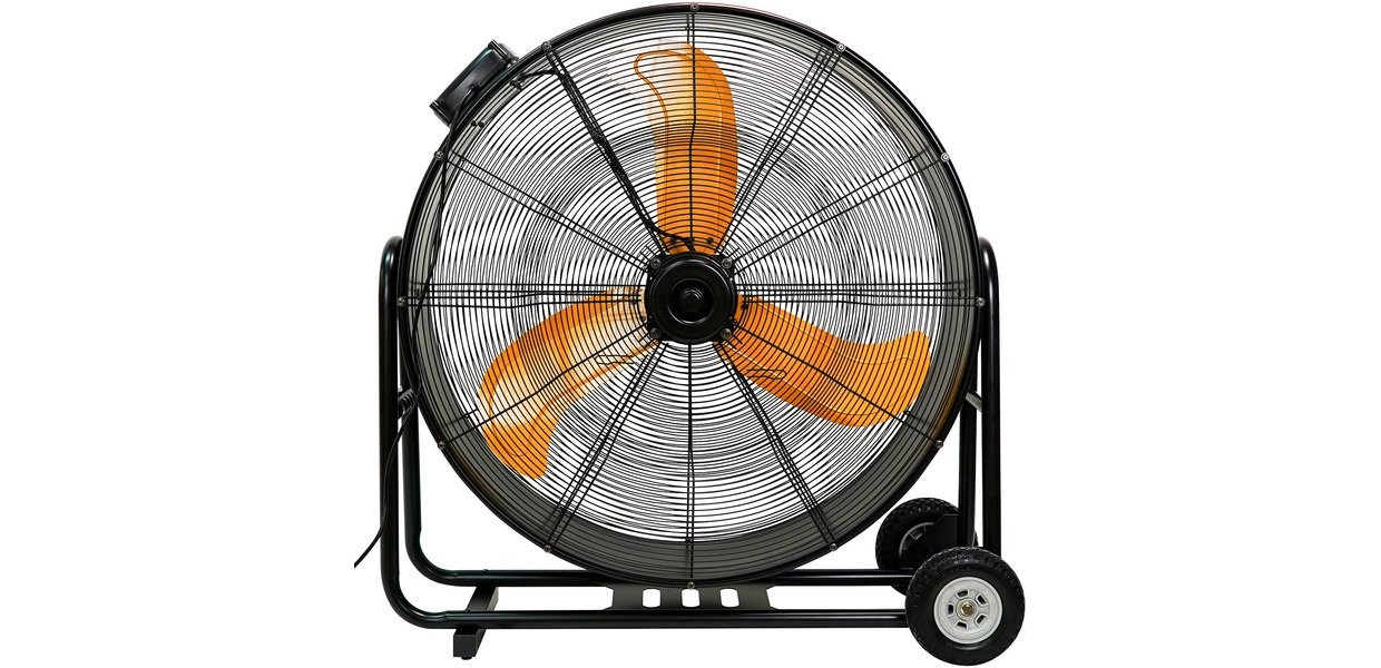Mobil ventilator med variabel hastighed ø900 mm 280W 230V DC motor MW Værktøj