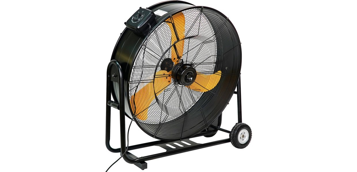 Mobil ventilator med variabel hastighed ø900 mm 280W 230V DC motor MW Værktøj
