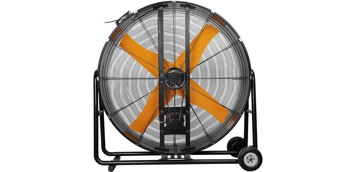 Mobil ventilator med variabel hastighed ø900 mm 280W 230V DC motor MW Værktøj