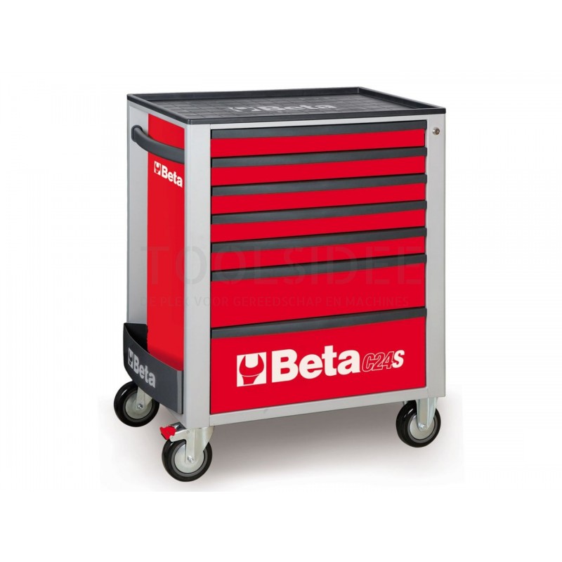 Beta 7 vetolaatikon työkalukärry punainen - C24S 7/R - 024002073