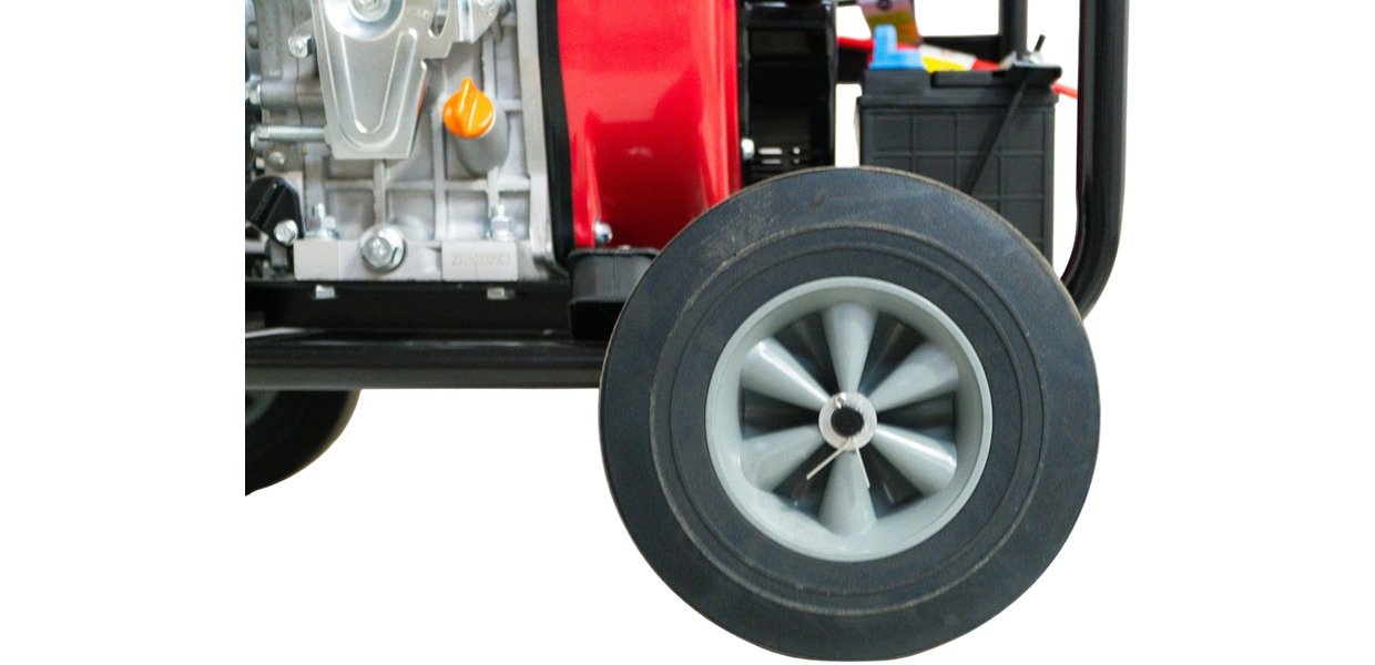 Vandpumpe 4" - 96.000 L/T – 10 HK diesel - elektrisk start MW Værktøj Vandpumpe 4" - 96.000 L/T – 10 HK diesel - elektrisk start MW Værktøj