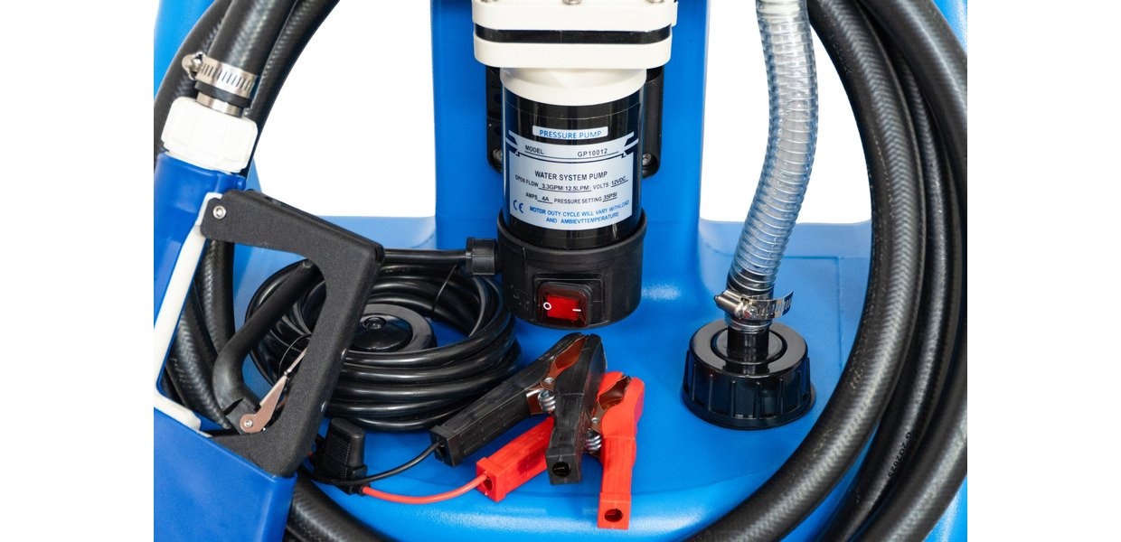 PE-tank AdBlue 75l, 12V automatisk pumpe med mobil tank MW Tools