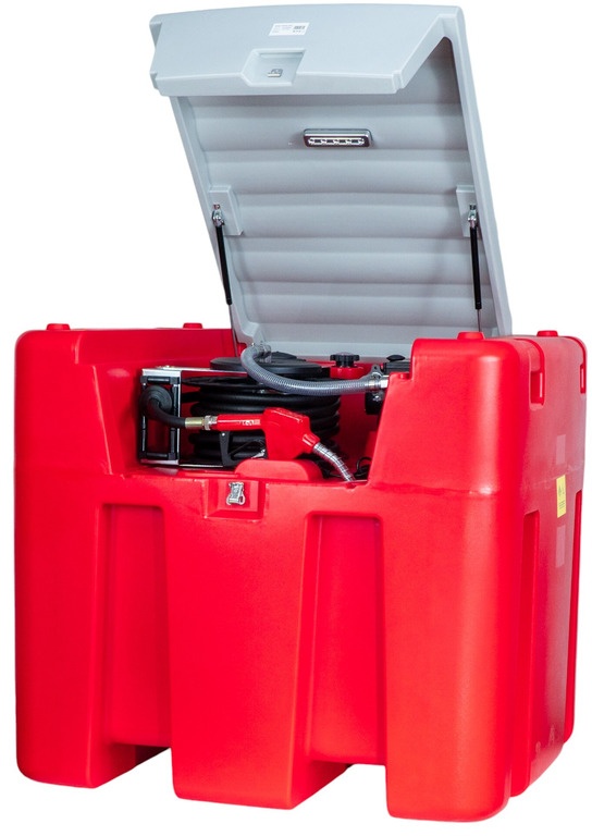 Tank Diesel metal 980l, pumpe 230V MW Værktøj