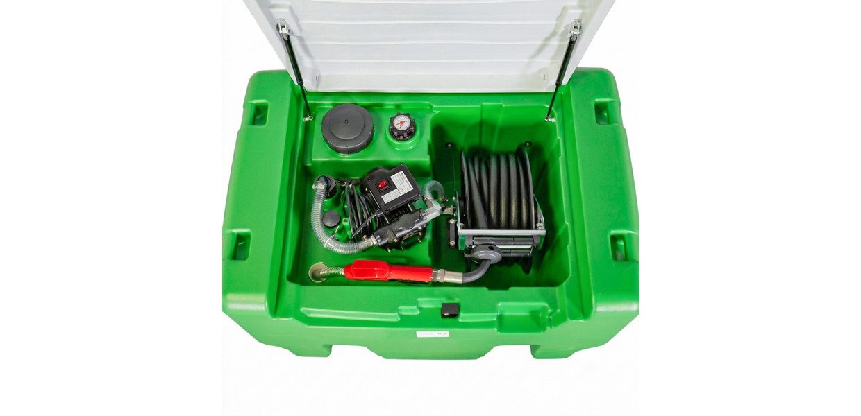 Benzintank PE 330l, pumpe 12V MW Værktøj Benzintank PE 330l, pumpe 12V MW Værktøj