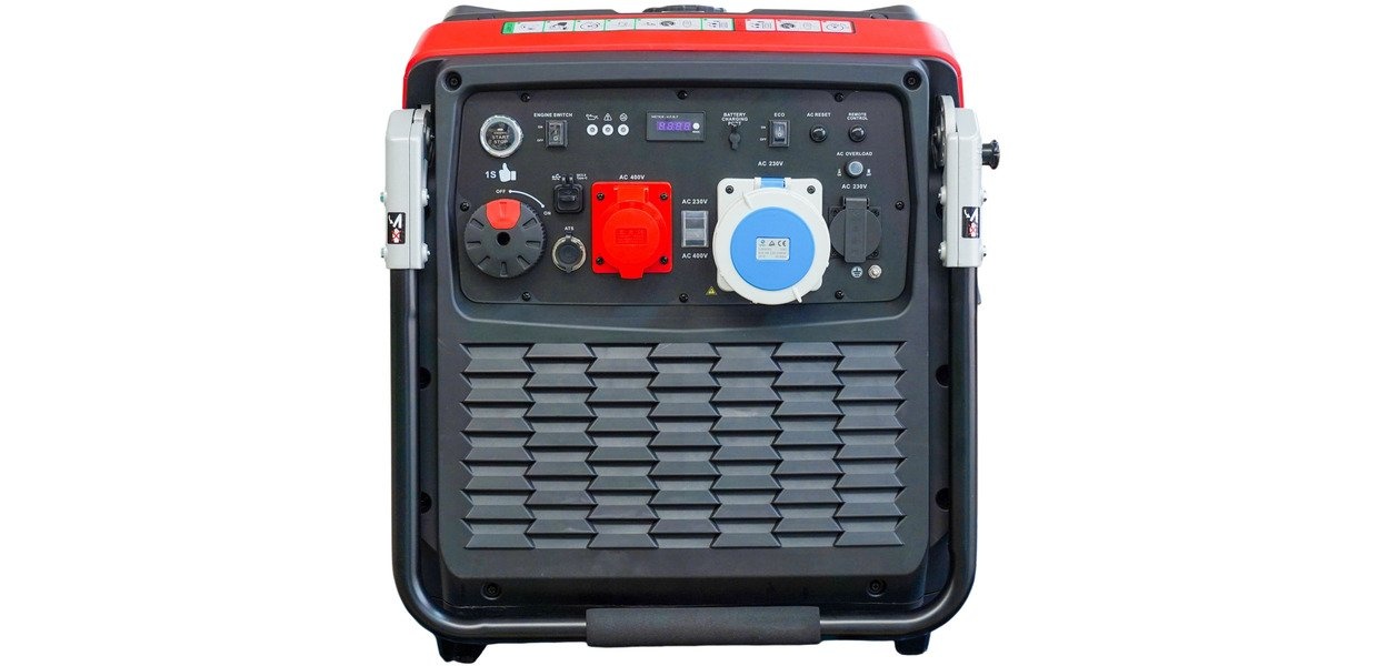 Benzin invertergenerator 9,5 kW 3x400V+230V ATS MW Værktøj
