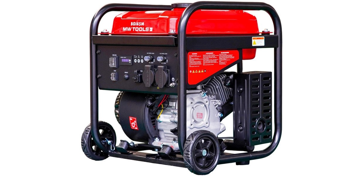 Benzin invertergenerator 4,5 kW 230 V MW Værktøj