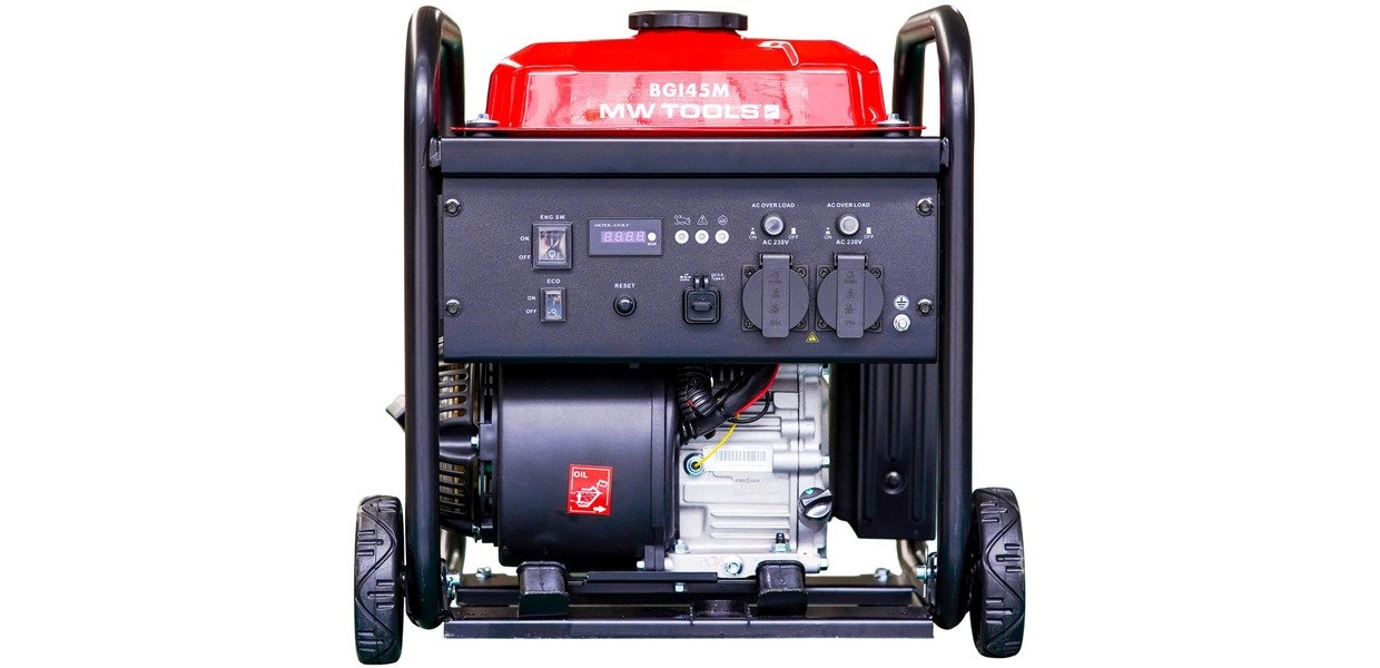 Benzin invertergenerator 4,5 kW 230 V MW Værktøj