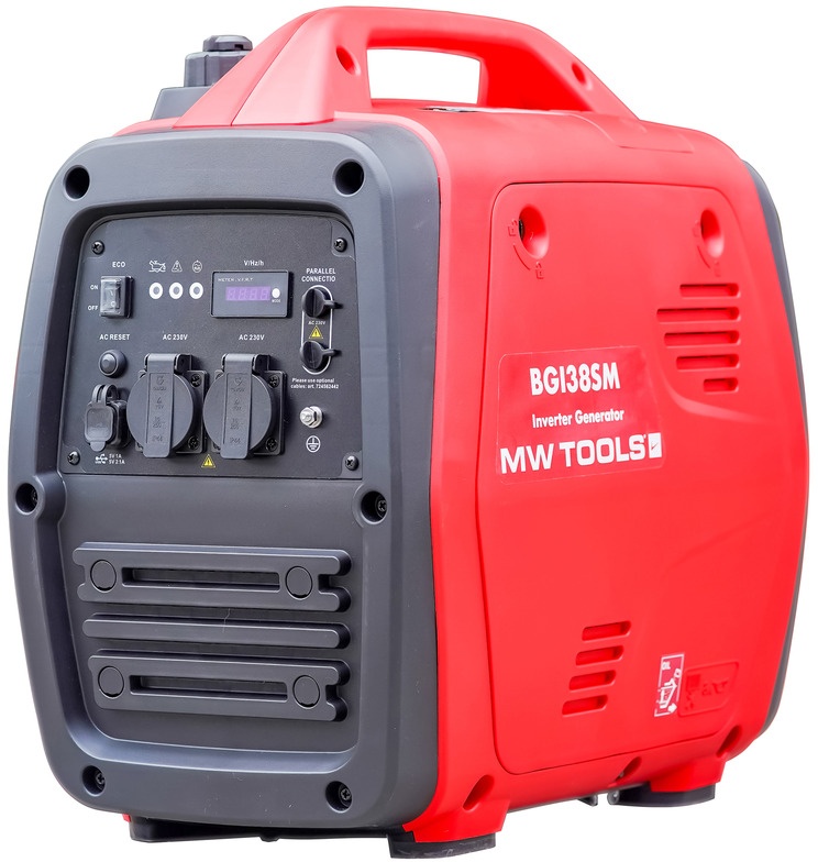 Benzin invertergenerator 4,5 kW 230 V MW Værktøj