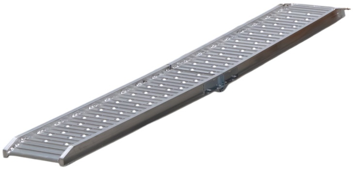 Aluminiumsrampe 300 kg længde 920 mm x bredde 720 mm foldbar MW Tools