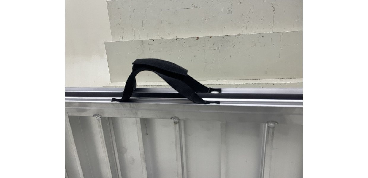 Aluminiumsrampe 400 kg længde 600 mm x bredde 760 mm foldbar MW Tools