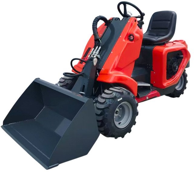 Kompakt 3-hjulet hjullæsser 480 kg - 15 hk benzinmotor - Hydrostatisk drev - Med førersæde MW Tools Kompakt 3-hjulet hjullæsser 480 kg - 15 hk benzinmotor - Hydrostatisk drev - Med førersæde MW Tools